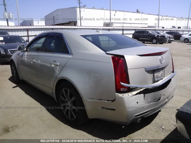 1G6DU57VX90161038 - 2009 CADILLAC CTS HI FEATURE V6 GOLD photo 3