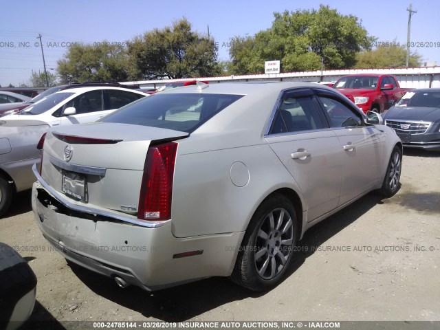 1G6DU57VX90161038 - 2009 CADILLAC CTS HI FEATURE V6 GOLD photo 4