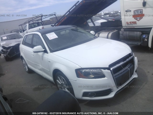 WAUKEAFM6AA034348 - 2010 AUDI A3 PREMIUM PLUS WHITE photo 1