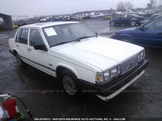 YV1FX8843H1102159 - 1987 VOLVO 740 GLE WHITE photo 1