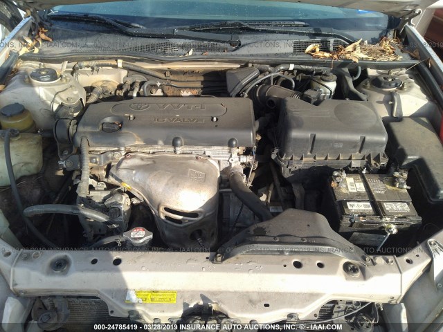 4T1BE32KX2U512916 - 2002 TOYOTA CAMRY LE/XLE/SE GOLD photo 10