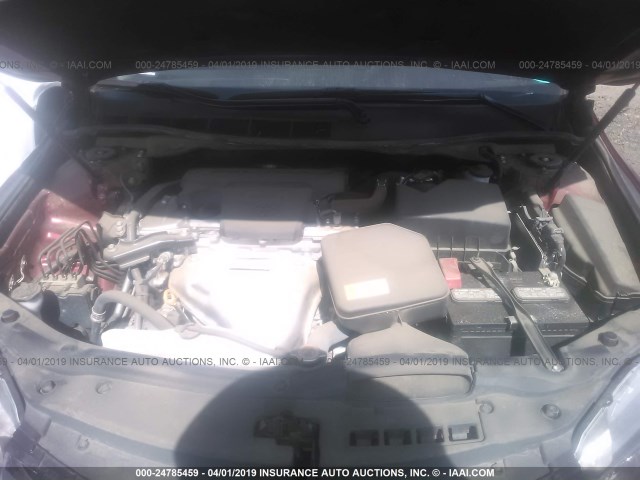 4T1BF1FK3HU713741 - 2017 TOYOTA CAMRY LE/XLE/SE/XSE 勃艮第红 照片 10