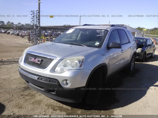 1GKKRNED3CJ362768 - 2012 GMC ACADIA SLE SILVER photo 2