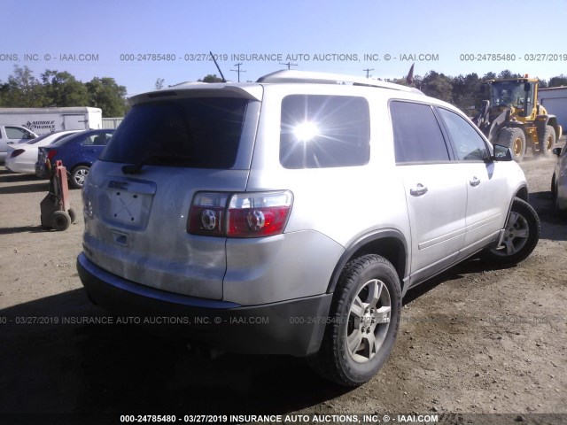 1GKKRNED3CJ362768 - 2012 GMC ACADIA SLE SILVER photo 4