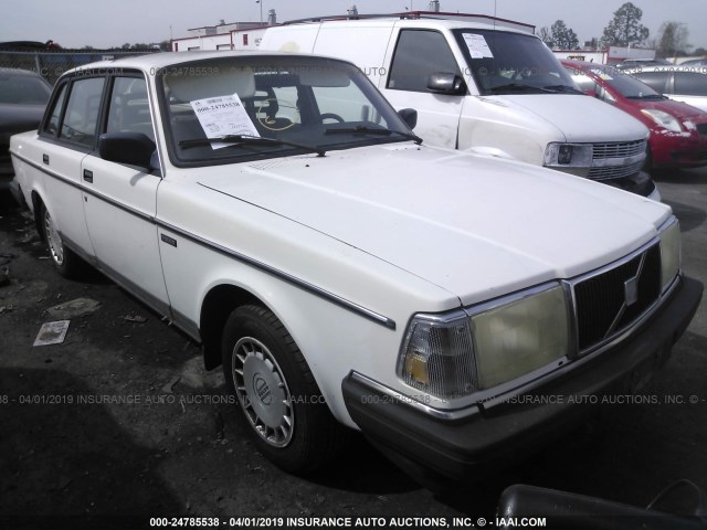 YV1AA8849M1447816 - 1991 VOLVO 240 WHITE photo 1