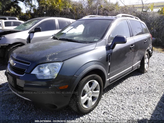 3GNFL1EK5DS519486 - 2013 CHEVROLET CAPTIVA LS GRAY photo 2