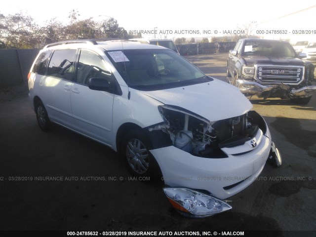 5TDZA23C36S441570 - 2006 TOYOTA SIENNA CE/LE WHITE photo 1