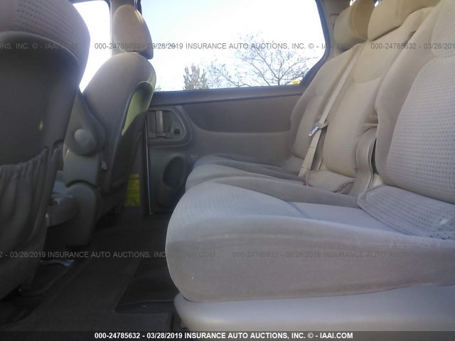 5TDZA23C36S441570 - 2006 TOYOTA SIENNA CE/LE WHITE photo 9