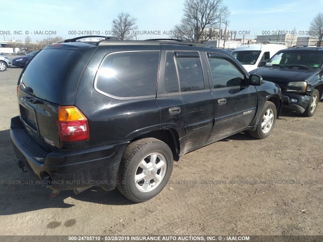 1GKDT13S752299143 - 2005 GMC ENVOY BLACK photo 4