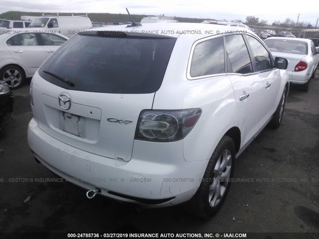 JM3ER2DL5B0366008 - 2011 MAZDA CX-7 WHITE photo 4