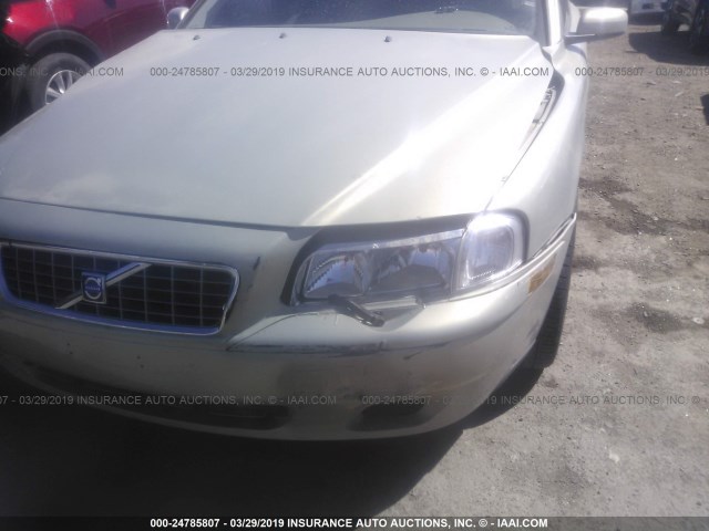 YV1TS91Z841357400 - 2004 VOLVO S80 T6/ELITE SILVER photo 6