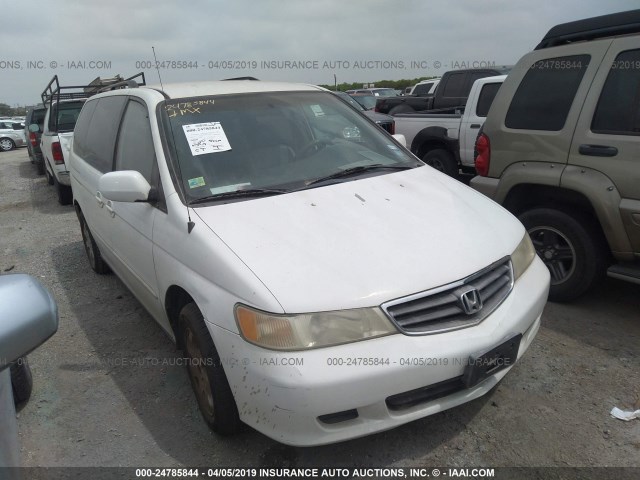 5FNRL18922B009231 - 2002 HONDA ODYSSEY EXL WHITE photo 1