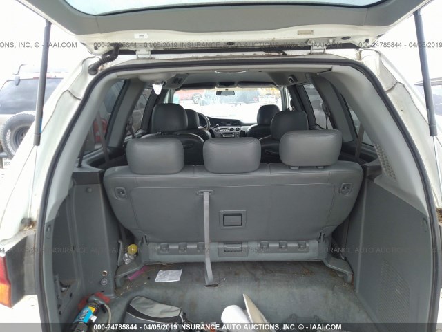 5FNRL18922B009231 - 2002 HONDA ODYSSEY EXL WHITE photo 8