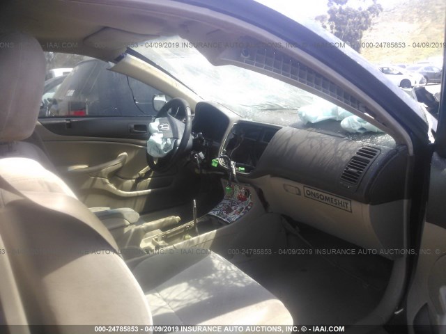 1HGEM21105L001007 - 2005 HONDA CIVIC DX VP BLACK photo 5