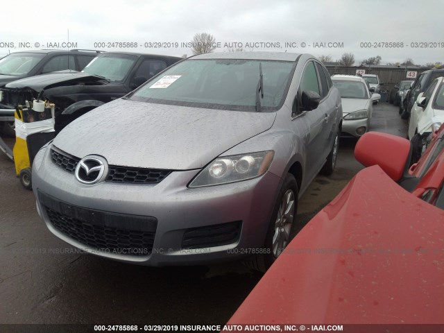 JM3ER293X70111189 - 2007 MAZDA CX-7 GRAY photo 2