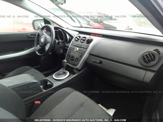 JM3ER293X70111189 - 2007 MAZDA CX-7 GRAY photo 5