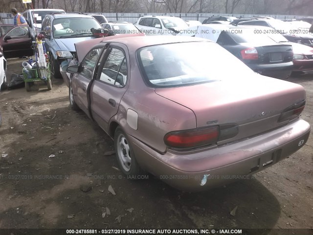 1Y1SK536XPZ017034 - 1993 GEO PRIZM LSI BROWN photo 3