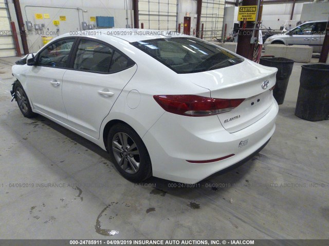 5NPD84LF3HH074755 - 2017 HYUNDAI ELANTRA WHITE photo 3