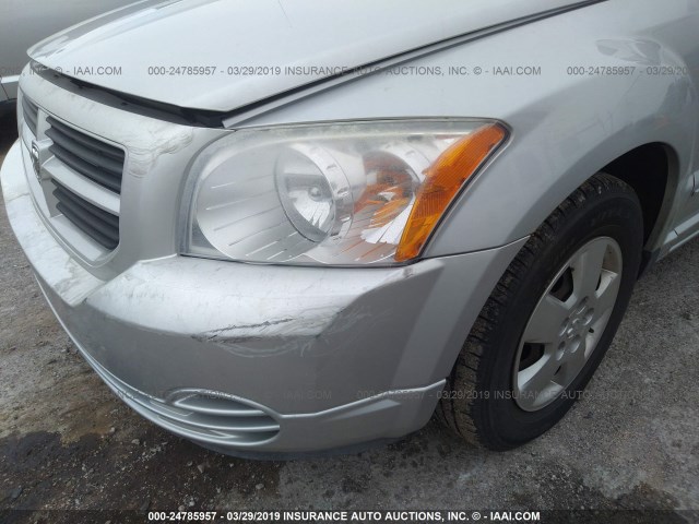 1B3HB28B97D523553 - 2007 DODGE CALIBER SILVER photo 6