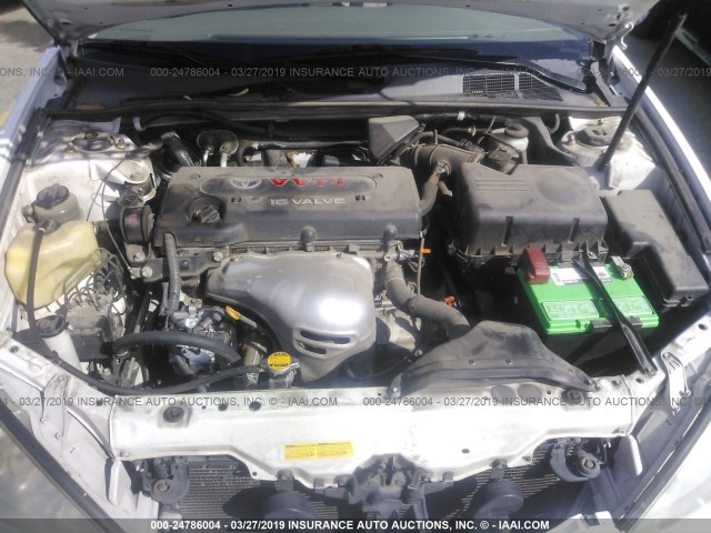JTDBE32KX63041723 - 2006 TOYOTA CAMRY LE/XLE WHITE photo 10