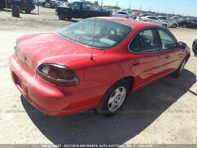 1G2WJ52M7WF337618 - 1998 PONTIAC GRAND PRIX SE 红色 照片 4