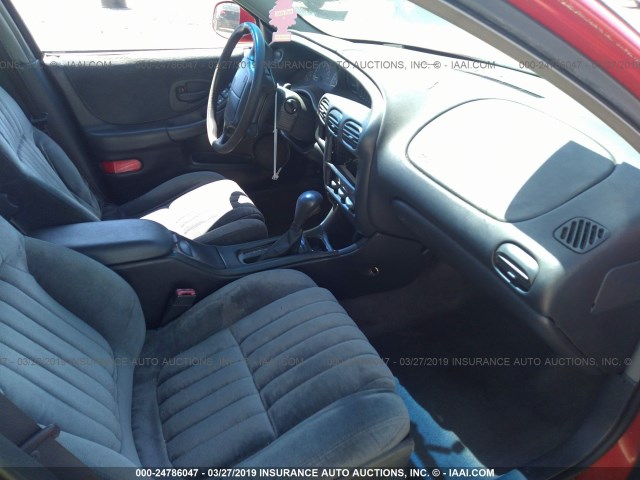 1G2WJ52M7WF337618 - 1998 PONTIAC GRAND PRIX SE 红色 照片 5