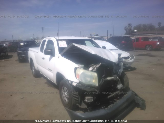 5TETX22N96Z156351 - 2006 TOYOTA TACOMA ACCESS CAB თეთრი ფოტო 1