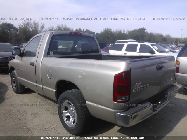 1D7HA16K84J216408 - 2004 DODGE RAM 1500 ST BEIGE photo 3