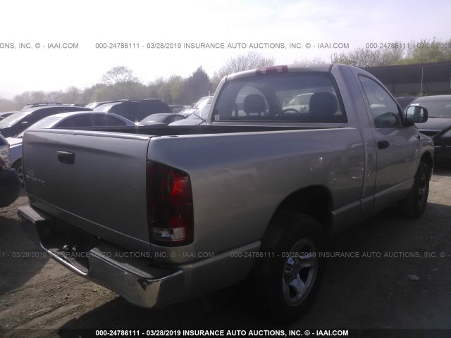 1D7HA16K84J216408 - 2004 DODGE RAM 1500 ST BEIGE photo 4