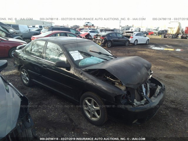 3N1BB51D01L112581 - 2001 NISSAN SENTRA SE BLACK photo 1