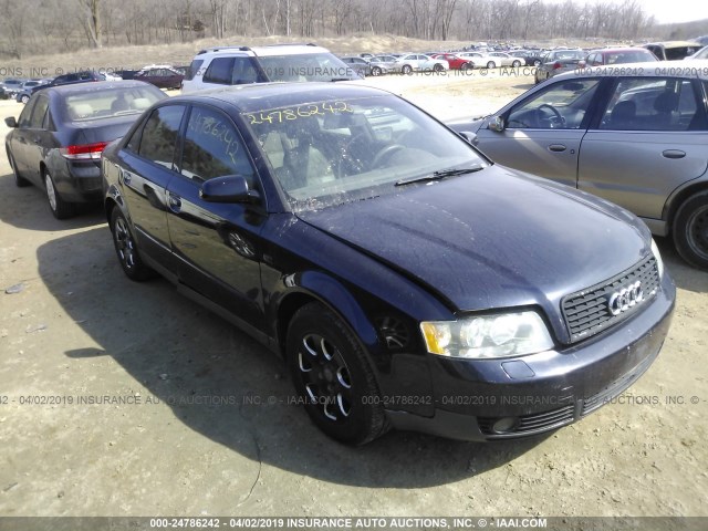 WAULC68E02A300543 - 2002 AUDI A4 1.8T QUATTRO BLUE photo 1