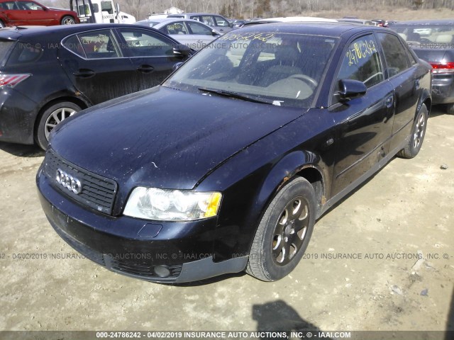 WAULC68E02A300543 - 2002 AUDI A4 1.8T QUATTRO BLUE photo 6