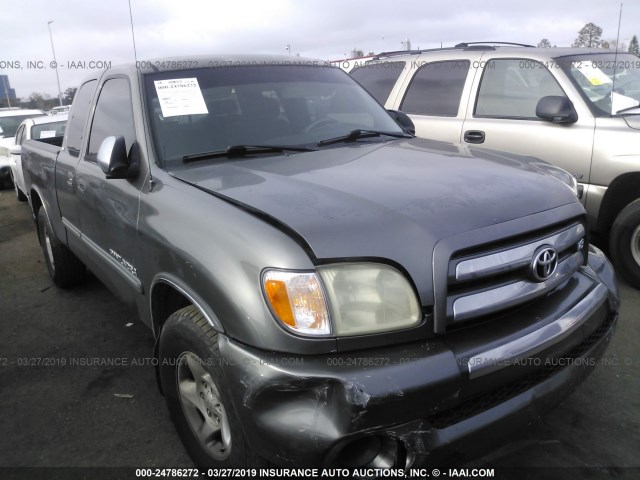 5TBRT34163S432265 - 2003 TOYOTA TUNDRA ACCESS CAB SR5 GRAY photo 1