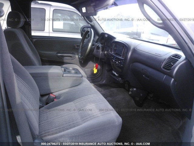 5TBRT34163S432265 - 2003 TOYOTA TUNDRA ACCESS CAB SR5 GRAY photo 5