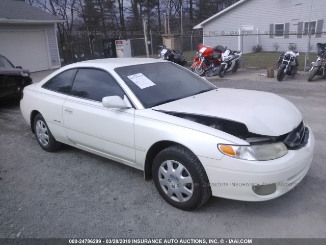 2T1CF22P1XC239851 - 1999 TOYOTA CAMRY SOLARA SE/SLE WHITE photo 1