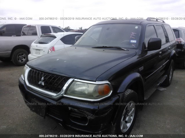 JA4MT31R23J007418 - 2003 MITSUBISHI MONTERO SPORT XLS BLUE photo 2