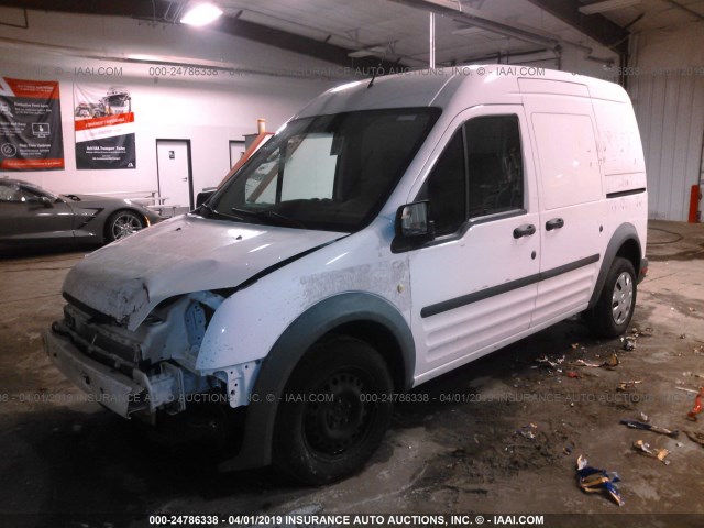 NM0LS7CN7DT142029 - 2013 FORD TRANSIT CONNECT XL WHITE photo 2