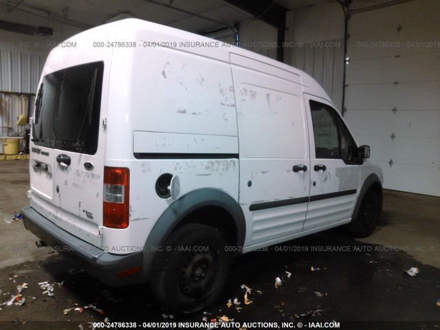 NM0LS7CN7DT142029 - 2013 FORD TRANSIT CONNECT XL WHITE photo 4