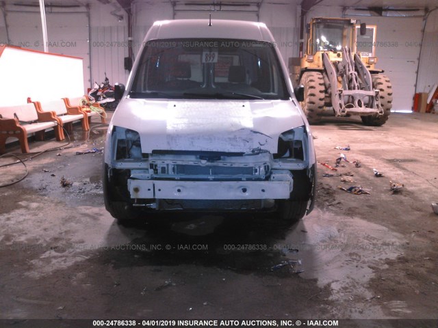 NM0LS7CN7DT142029 - 2013 FORD TRANSIT CONNECT XL WHITE photo 6