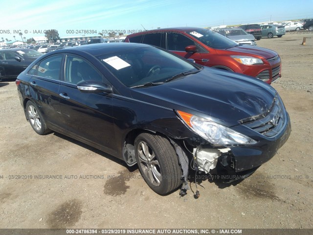 5NPEC4AC1BH271782 - 2011 HYUNDAI SONATA SE/LIMITED Dark Blue photo 1