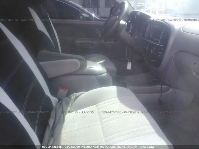 5TBBT44163S429891 - 2003 TOYOTA TUNDRA ACCESS CAB SR5 GRAY photo 5