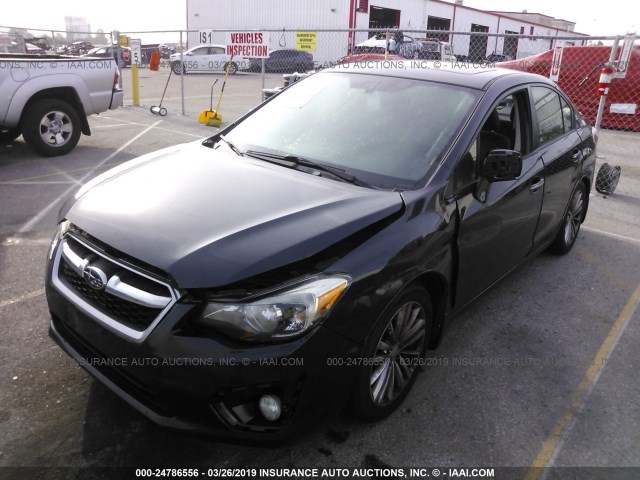 JF1GJAH64CH029281 - 2012 SUBARU IMPREZA LIMITED BLACK photo 2