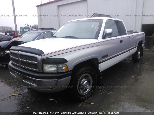 3B7KC23D7VM591748 - 1997 DODGE RAM 2500 WHITE photo 2