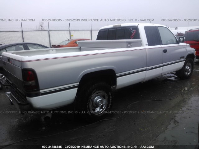 3B7KC23D7VM591748 - 1997 DODGE RAM 2500 WHITE photo 4