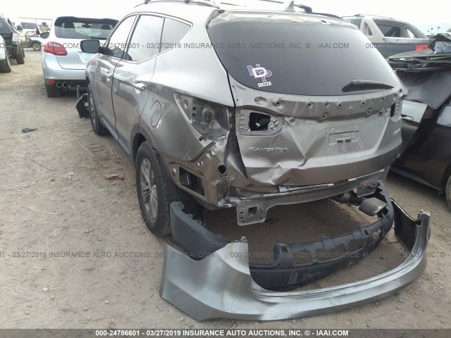 5XYZU3LB9EG125543 - 2014 HYUNDAI SANTA FE SPORT  GRAY photo 3