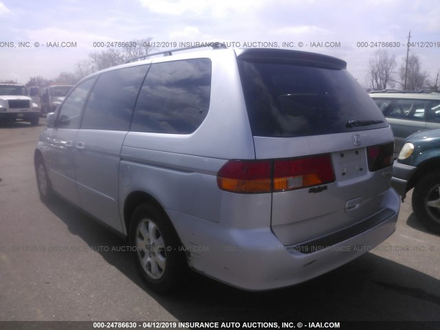 2HKRL18982H568977 - 2002 HONDA ODYSSEY EXL SILVER photo 2