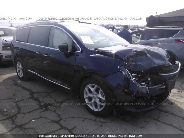 2C4RC1EG3HR805387 - 2017 CHRYSLER PACIFICA TOURING L PLUS BLUE photo 1