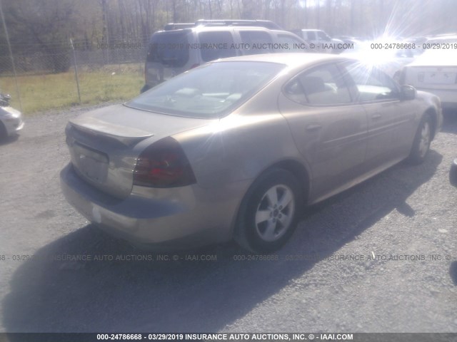 2G2WP552861269426 - 2006 PONTIAC GRAND PRIX GRAY photo 4