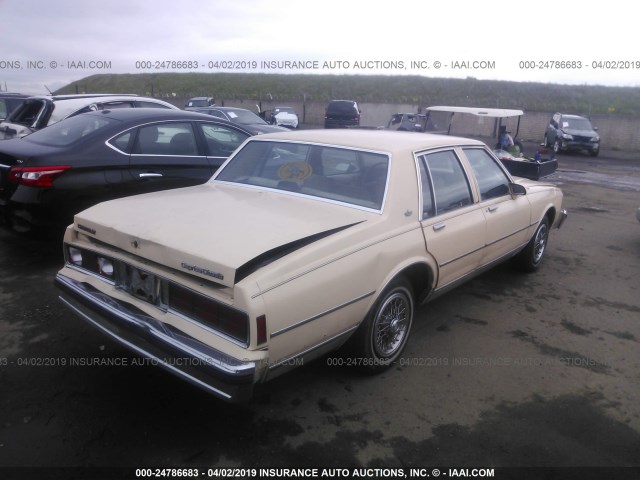 1G1BN51EXKR147385 - 1989 CHEVROLET CAPRICE CLASSIC TAN photo 4