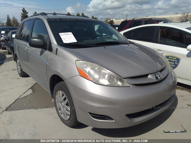 5TDZA23C76S400035 - 2006 TOYOTA SIENNA CE/LE SILVER photo 1